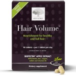 NEW NORDIC Hair Volume Tablets, 3000 mcg Biotin & Biopectin Apple Extract, Hair Vitamins to Support Natural Hair Growth, 90 Count (Pack of 1)