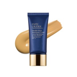 Este Lauder Double Wear 24-Hour Maximum Cover Camouflage Foundation for Face and Body SPF 15 | Full Coverage | Tattoo Cover Up Makeup Waterproof, 1.0 Fl Oz, 2W2 Rattan