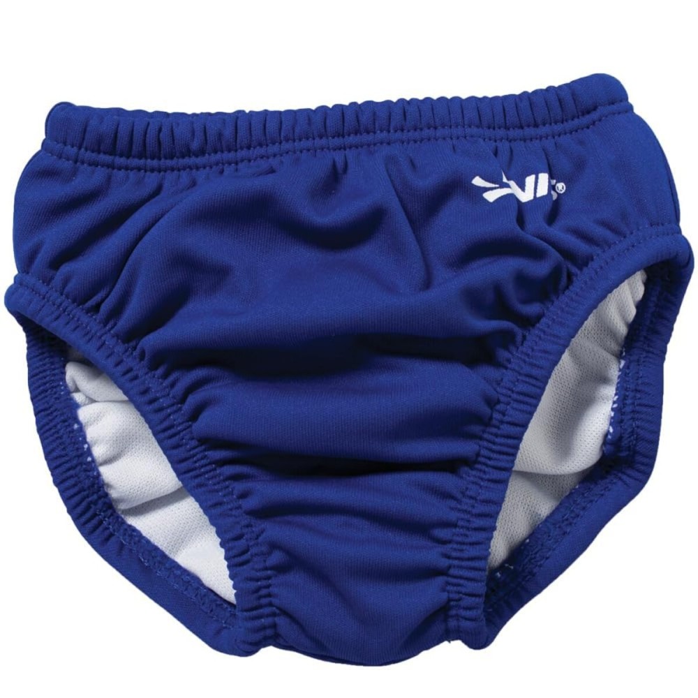 FINIS Reusable Swim Diaper for Babies - Snap Closure - UPF 50 & Up Sun Protection - Leak-Resistant Fit - Royal - M