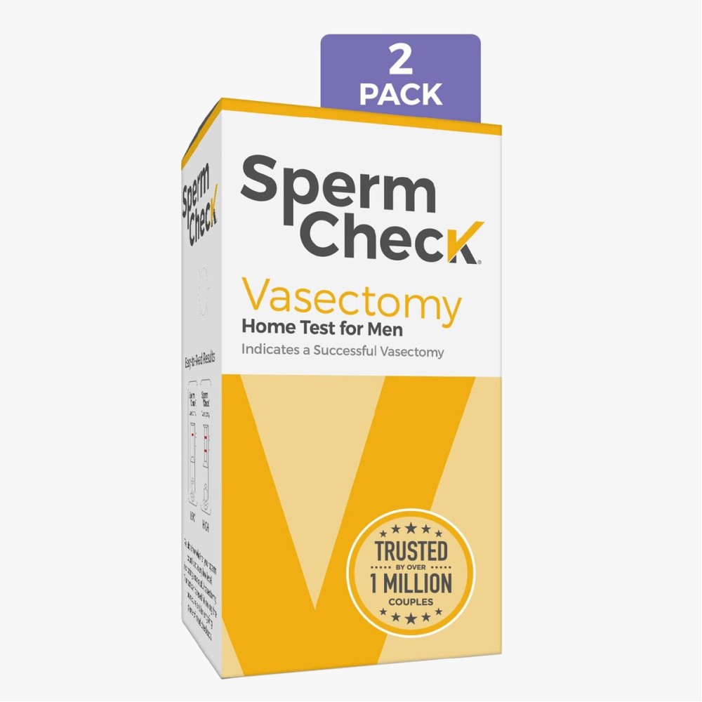 SpermCheck Vasectomy Home Test Kit - Check Sperm Count Post Vasectomy - 2 Pack - Easy to Read, Private - 98% Accuracy - FSA HSA Eligible - FDA Cleared