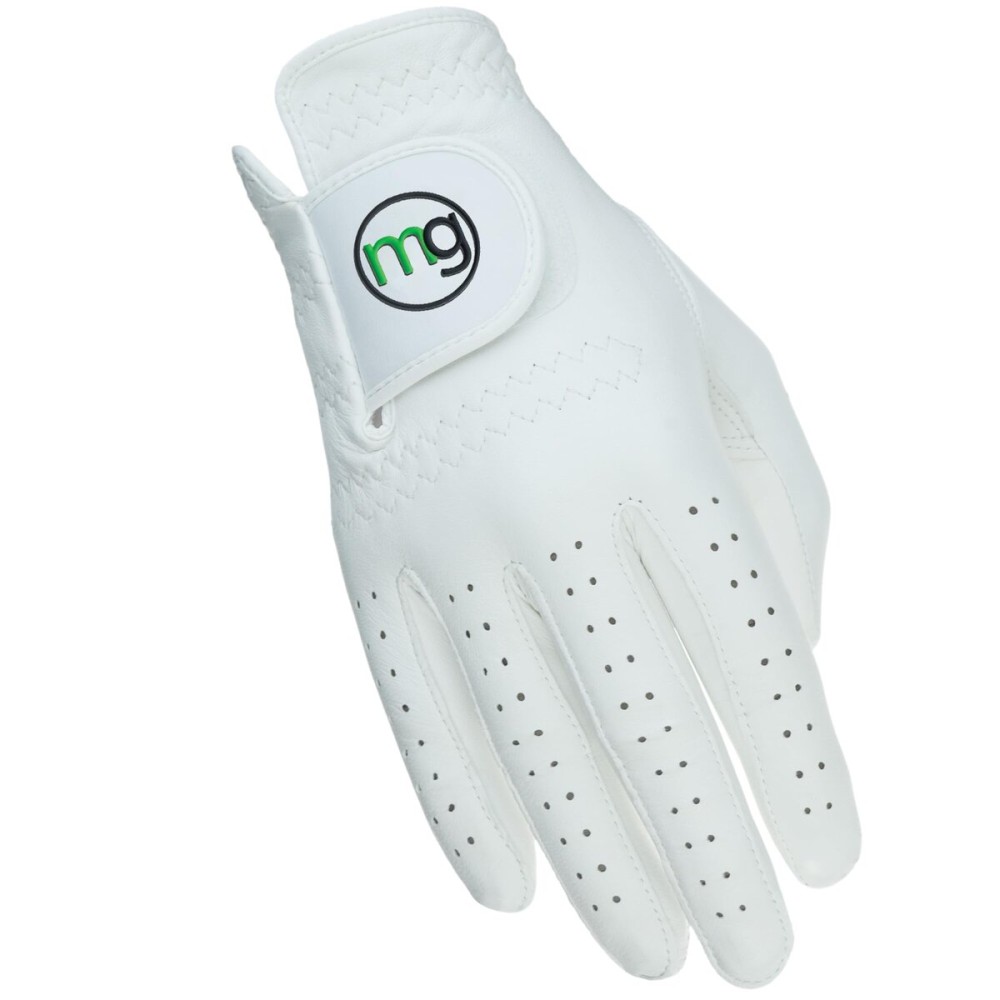 MG Golf Glove Mens Right (LH Golfer) DynaGrip All-Cabretta Leather (Medium Large Regular Size)