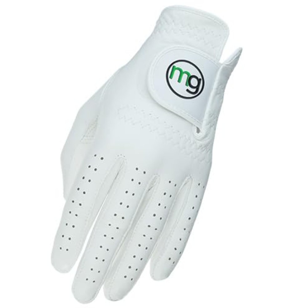 MG Golf Glove Mens Left (RH Golfer) DynaGrip All-Cabretta Leather (Medium Large Regular Size)