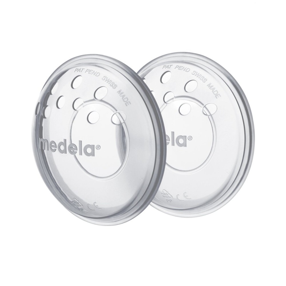 Medela SoftShells Breast Shells for Sore Nipples for Pumping or Breastfeeding, Discreet Breast Shells, Flexible and Easy to Wear, Made Without BPA
