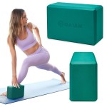 Gaiam Yoga Block - Supportive Latex-Free Eva Foam - Soft Non-Slip Surface with Beveled Edges for Yoga, Pilates, Meditation - Yoga Accessories for Stability, Balance, Deepen Stretches