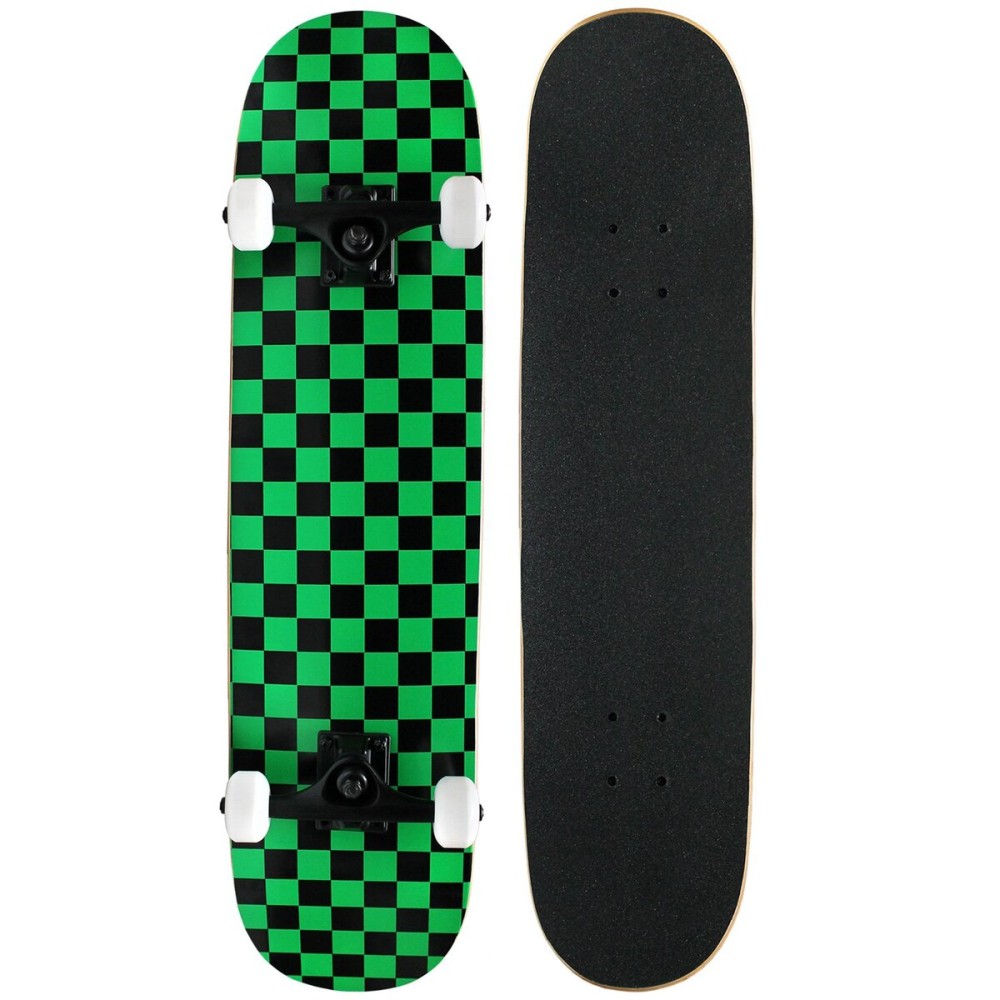Krown KPC Intro Skateboard, Green/Black, 7.75