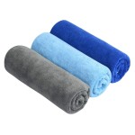 SINLAND Microfiber Camping Towels Super Absorbent Compact Travel Towel Ultra Soft Quick Dry Gym Towels for Sports Beach Swimming Backpacking Hiking and Yoga 3 Pack 16 Inch X 32 Inch