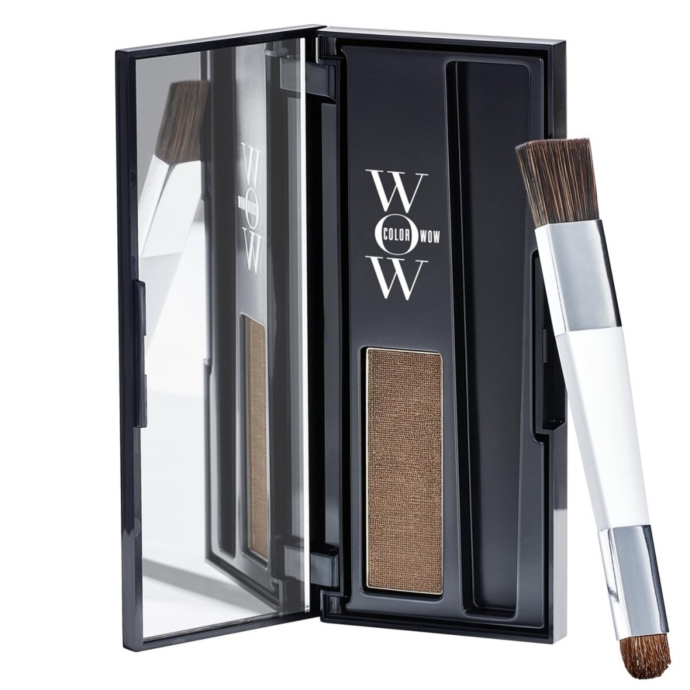 COLOR WOW Root Cover Up, Light Brown - Instant Grey Coverage and Temporary Touch-Up, Water and Sweat Resistant, No mess Award-Winning Formula