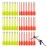 SPEED TRACK 60PCS Red and Yellow 6.25 Inch 50-80LB Mini Archery Crossbow Bolts Set with Sharp Metal Tip, Reusable Durable Arrow Darts For Shooting Target Practice, Small Hunting Games, Outdoor Fishing