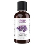 NOW Essential Oils, Lavender Oil, Soothing Aromatherapy Scent, Steam Distilled, 100% Pure, Vegan, Child Resistant Cap, 2-Ounce