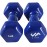 JFIT Vinyl Dumbbell (Set of 2), 5 LBS