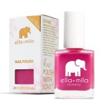 ella+mila Professional, Quick Dry, Long-Lasting & Chip-Resistant Pink Nail Polishes (Cosmo Pink - 0.45 fl oz)