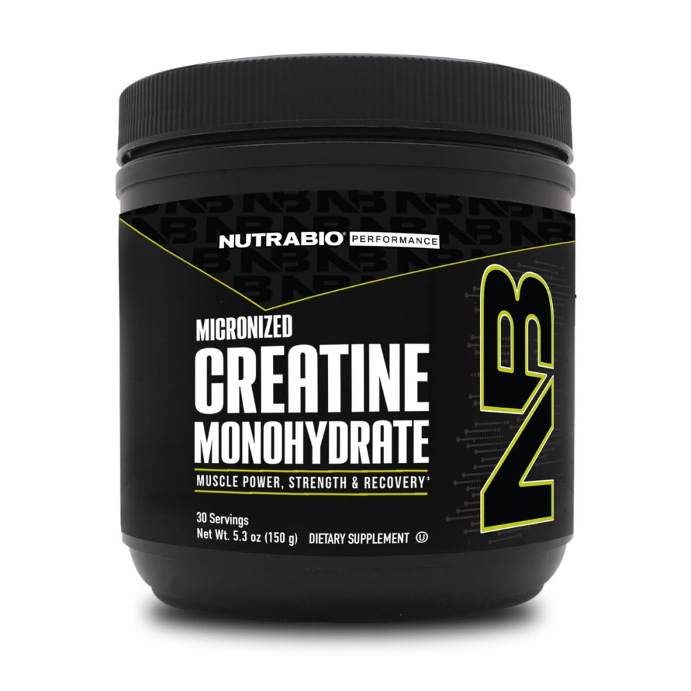 NutraBio Pure Micronized Creatine Monohydrate Powder Supplement, Unflavored, (150 g) - Supports Bulk Muscle Energy, Recovery, and Strength - HPLC Tested Creatine Powder Supplement for Men and Women