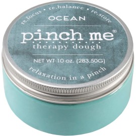 Pinch Me Therapy Dough - Holistic Aromatherapy Stress Relieving Putty - 10 Ounce Ocean Scent
