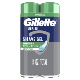 Gillette Series 3X Action Shave Gel, Sensitive Twi..