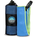 Youphoria Microfiber Travel Towel Fast Drying Lightweight - Quick Dry Towel for Camping, Beach, Backpacking, Hiking, & Sport