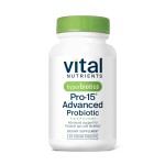 Hyperbiotics Vital Nutrients Pro-15 Advanced Probiotics for Women and Men | 15 Strains + Kiwifruit | Clinically Studied Daily Probiotics for Digestive Health, Gas, & Bloating | 30 Vegan Tablets