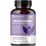 Pure Magnesium Glycinate Supplement - Highly Absorbable Chelated Magnesium to Support Sleep, Muscle & Nerve Health, Energy, Relaxation & Bone Health - 200mg Per Serving, 180 Capsules