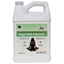Black Diamond Stoneworks Yoga Mat Cleaner: USDA Certified BIOBASED- Essential Oils, Safe for All Type of Materials, Exercise, Pilates, or Workout Mats. (1-Gallon)