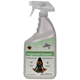 Black Diamond Stoneworks Yoga Mat Spray Cleaner: USDA Certified BIOBASED- Essential Oils, Safe for All Type of Materials, Exercise, Pilates, or Workout Mats. (1 quart)