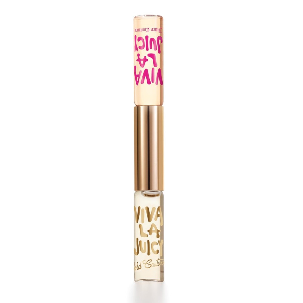 Juicy Couture Viva La Juicy Gold Couture Eau De Parfum Travel Sized Dual Rollerball, 0.33 fl oz
