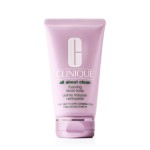 Clinique All About Clean Foaming Face Wash With Hyaluronic Acid + Glycerin For Very Dry to Dry Combination Skin Types, 5 Fl Oz