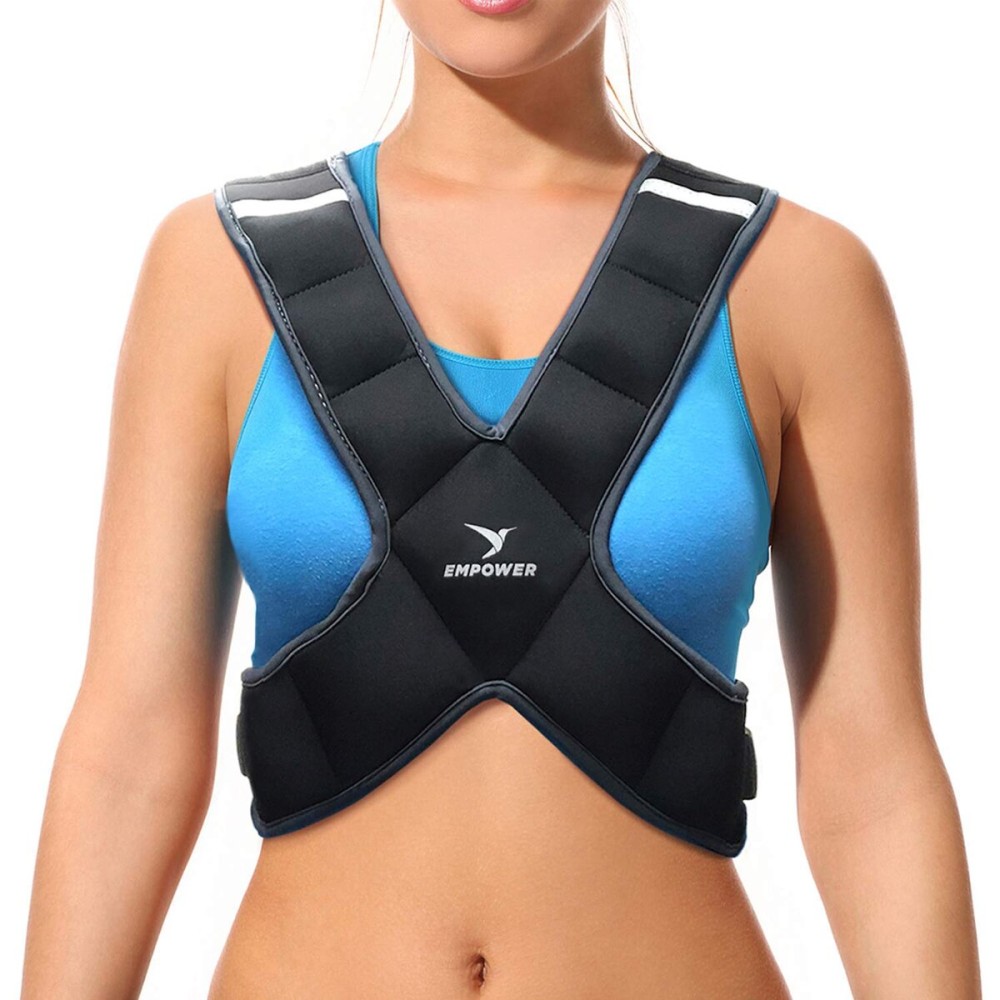 Empower Weighted Walking Vest for Women - Strengthen Muscles, Boost Bone Health, and Burn More Calories, fixed 8lbs