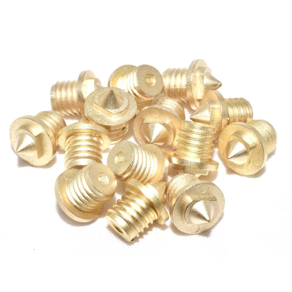 ecoSpikes Stainless Steel Track and Cross Country Spikes (1/8 Gold, 14x)