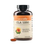 NatureWise CLA 1250 - Conjugated Linoleic Acid Supplement for Women and Men, Not Stimulating, Supports Healthy Weight, Fitness Goals - Non-GMO, Gluten Free - 90 Softgels[1-Month Supply]