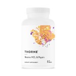 THORNE - Betaine HCL & Pepsin - Digestive Enzymes for Protein Breakdown and Absorption* - 225 Capsules