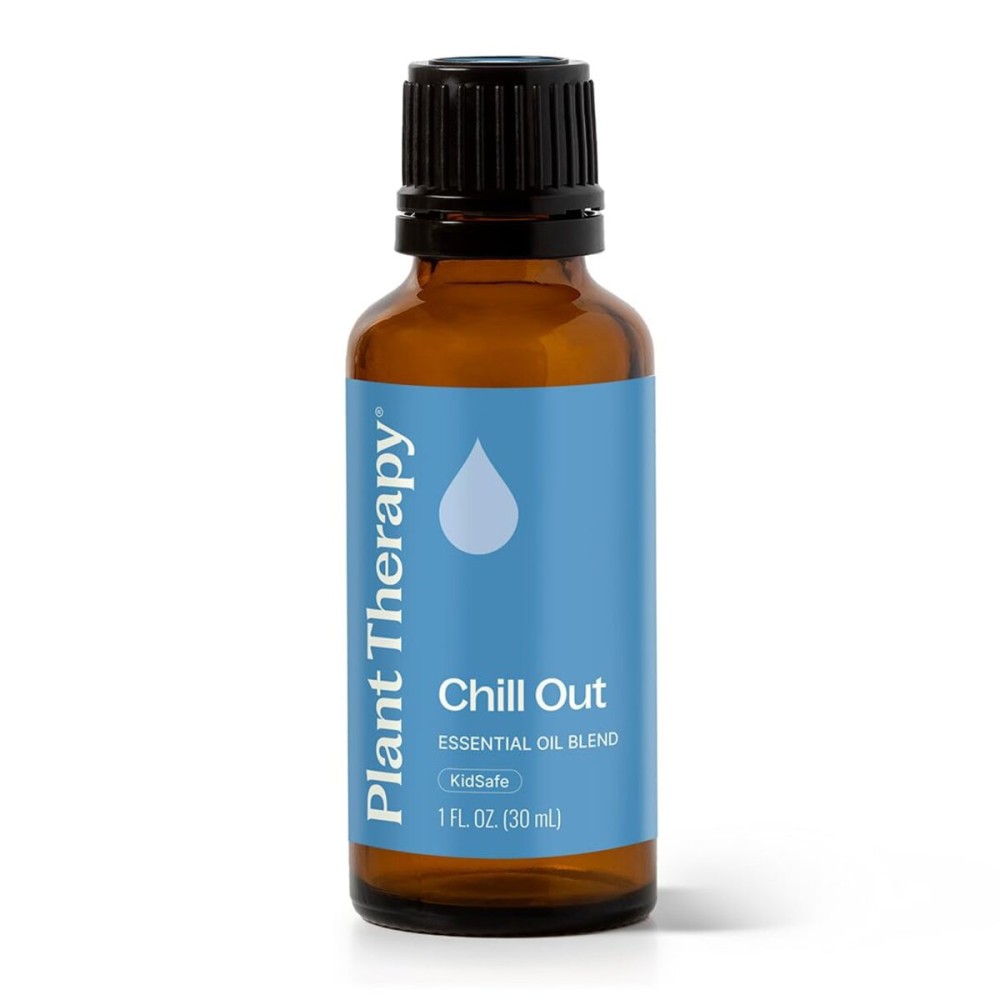 Plant Therapy Chill Out Essential Oil Blend for Stress & Calming Relief 100% Pure, Undiluted, Natural Aromatherapy, Therapeutic Grade 30 mL (1 oz)