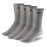 People Socks 4pairs 71% Premium Merino Wool Crew Socks Made in USA (Small-Medium, Small-Medium Charcoal)