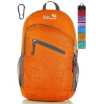 Outlander Packable Handy Lightweight Travel Hiking Backpack Daypack-Orange