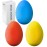 The Friendly Swede Stress Balls for Adults - 3 Squeeze Balls for Hand Therapy, Stress Relief & Hand Strength; Exercise for Grip Strength with 3 Resistance Levels; Egg-Shaped & Skin-Safe
