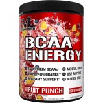 EVL BCAAs Amino Acids Powder - BCAA Energy Pre Workout Powder for Muscle Recovery Lean Growth and Endurance - Rehydrating BCAA Powder Post Workout Recovery Drink with Natural Caffeine - Fruit Punch