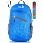 Outlander Packable Handy Lightweight Travel Hiking Backpack Daypack-Light Blue