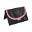 Running Buddy Magnetic Fanny Pack - Water-Resistant Belt Bag - Secure Magnetic Closure Waist Pack - Phone Belt Holder & Headphone Port - XL 6.8 x 4 in, Black/Pink