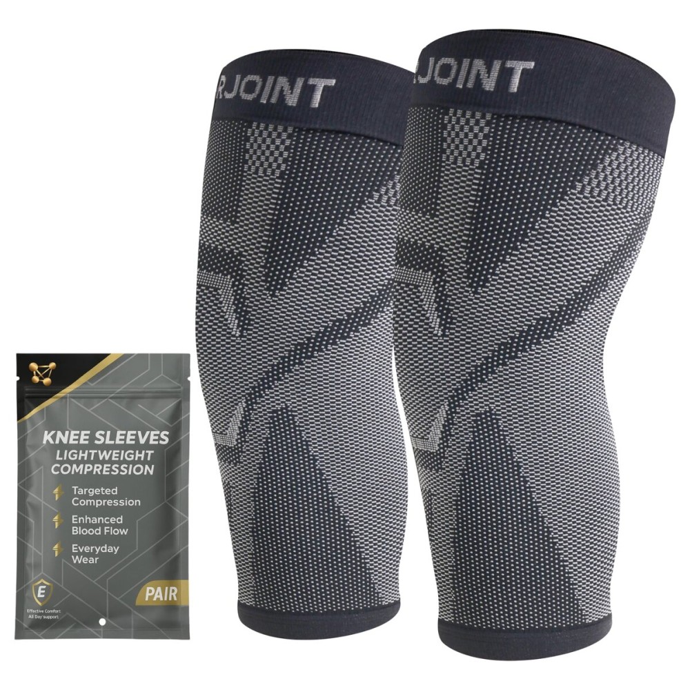 CopperJoint Knee Compression Sleeve Knee Support for Women & Men - Breathable Copper Infused Nylon - Non-Slip - For Pain Relief, Recovery, Swelling & Circulation - Single Sleeve Only (XX-Large)