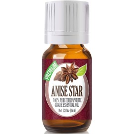 Healing Solutions 10ml Oils - Anise Star Essential Oil - 0.33 Fluid Ounces