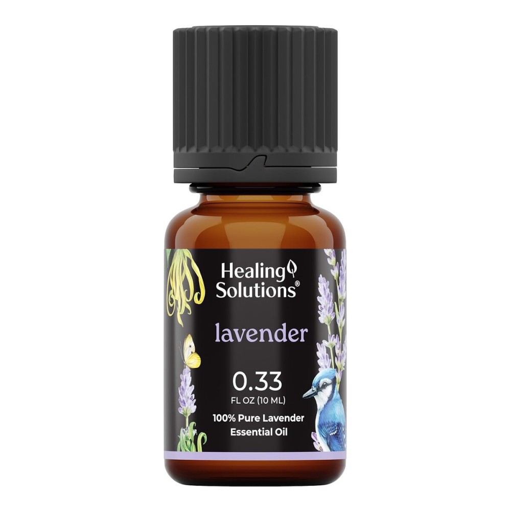 Healing Solutions Lavender Essential Oil Pure - 0.33 Fluid Ounces