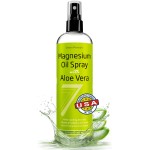 Seven Minerals Pure Magnesium Oil Spray with Aloe Vera 12oz - Pharmaceutical (USP) Grade, Highest Strength with Instant Relief for Feet, Sleep, Muscle Pain & Cramps - Mined in The USA