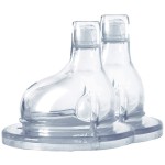 Pura Kiki XL Sipper Spouts - 100% Medical-Grade Silicone, Anti-Colic, Non Plastic Suitable for Babies, Kids, Toddlers, Preschoolers- 2-Pack
