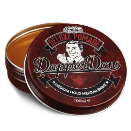Deluxe Pomade By Dapper Dan, Medium Hold Medium Shine, No Greasiness Or Flakiness, Citrus & Vanilla Fragrance 100ml