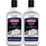 Weiman Silver Polish, 8 ounce Bottles, pack of 2