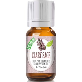 Healing Solutions 10ml Oils - Clary Sage Essential Oil - 0.33 Fluid Ounces