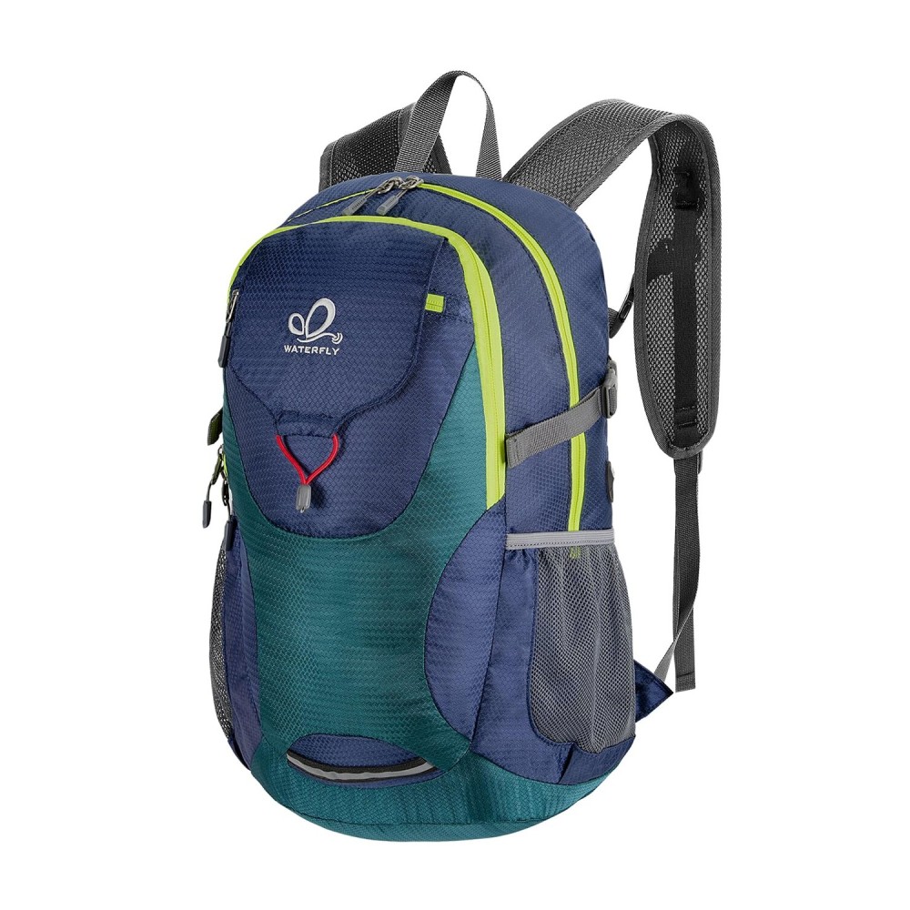 WATERFLY Lightweight Packable Hiking Backpack: 30L Foldable Travel Daypack Ultralight Camping Day Pack for Woman Man