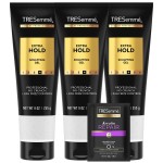 TRESemm Hair Gel, Sculpting, Extra Hold, 3-Pack + Keratin Repair Instant Recovery Mask - Frizz Control, Professional Quality Styling Products, Alcohol-Free