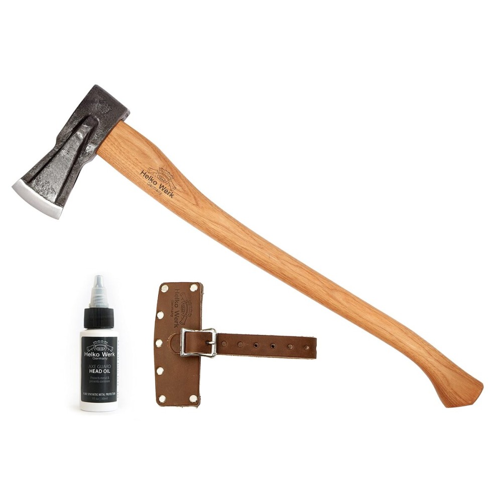 1844 Helko Werk Germany Traditional Spaltaxt - German Splitting Axe, Made in Germany Wood Splitter and Wood Splitting Axe Midsize Medium Splitting Axe - Head 4.5 lbs, Handle 28 in. (Spaltaxt) 13582