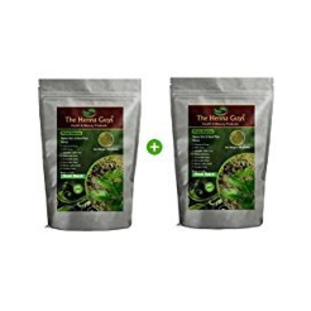 Henna Hair & Beard Dye - 100% Natural & Chemical Free - The Henna Guys (2 Pack, Pure Henna)