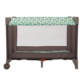 Cosco Funsport Compact Portable Playard, Lightweight, Easy Set up, Foldable Baby Playpen with Carry Bag, Elephant Squares