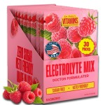 Dr. Prices Electrolytes Hydration Powder Packets - Raspberry, 30 Packs | Sugar Free Electrolyte Drink Mix, 72+ Trace Minerals, Manganese | Keto Electrolytes, Vegan, Doctor-Formulated, Made in USA